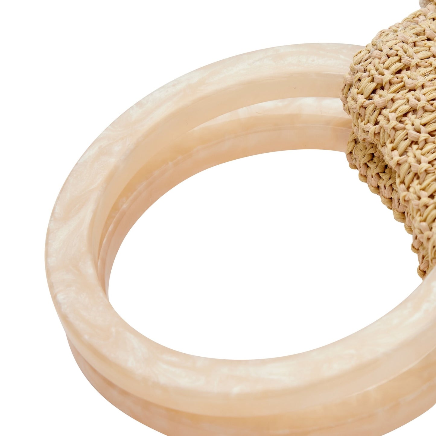 Marshmellow resin handle up close