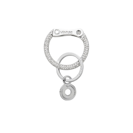 Signature locking clasp with faux diamond stones