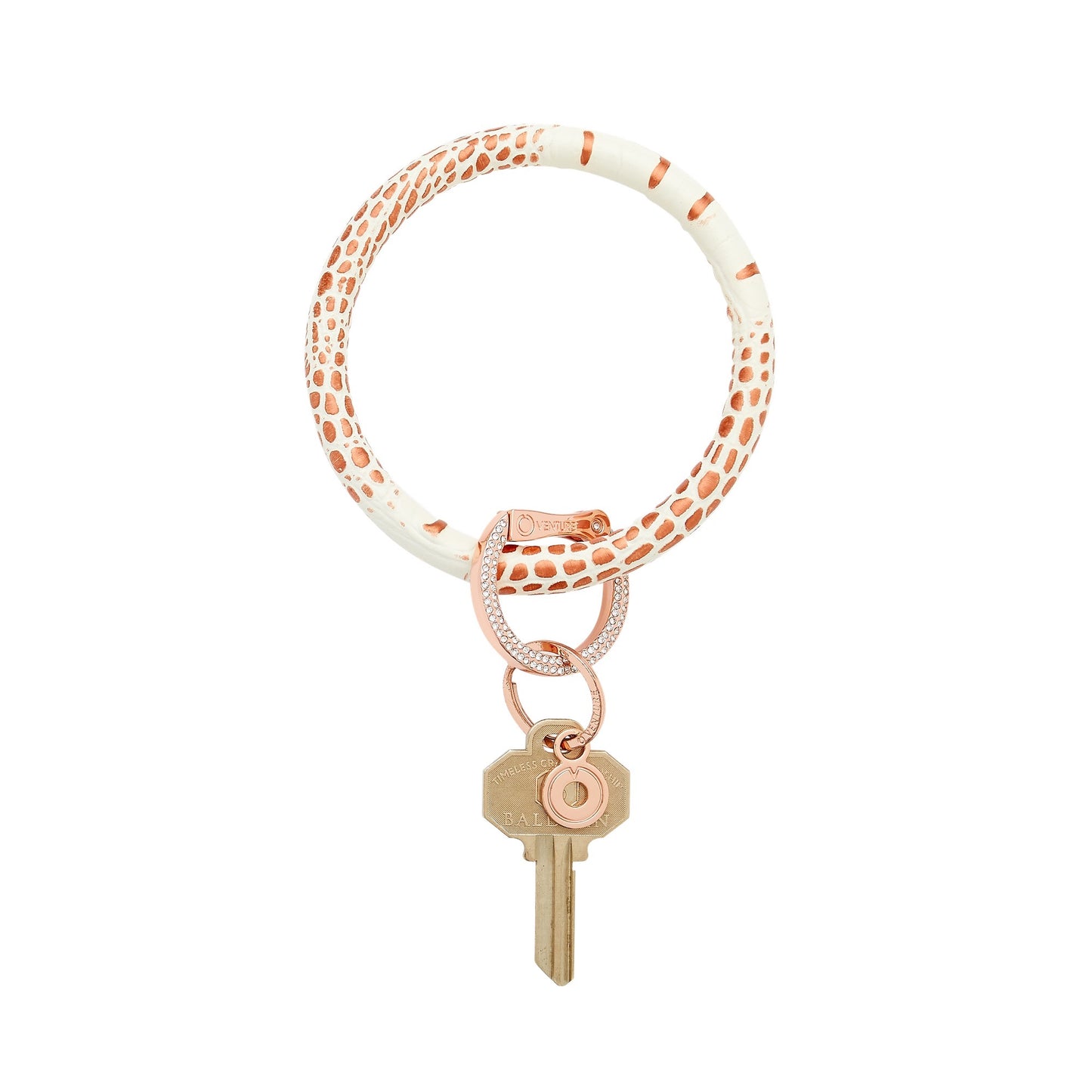 Jeweled Locking Clasp - Rose Gold