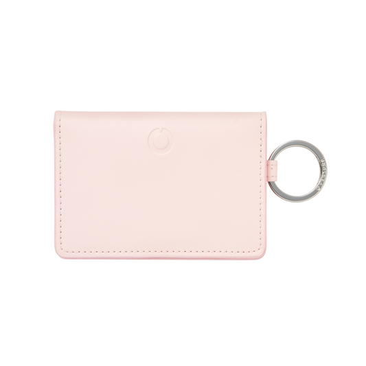 Keychain wallet in light pink. ID Case