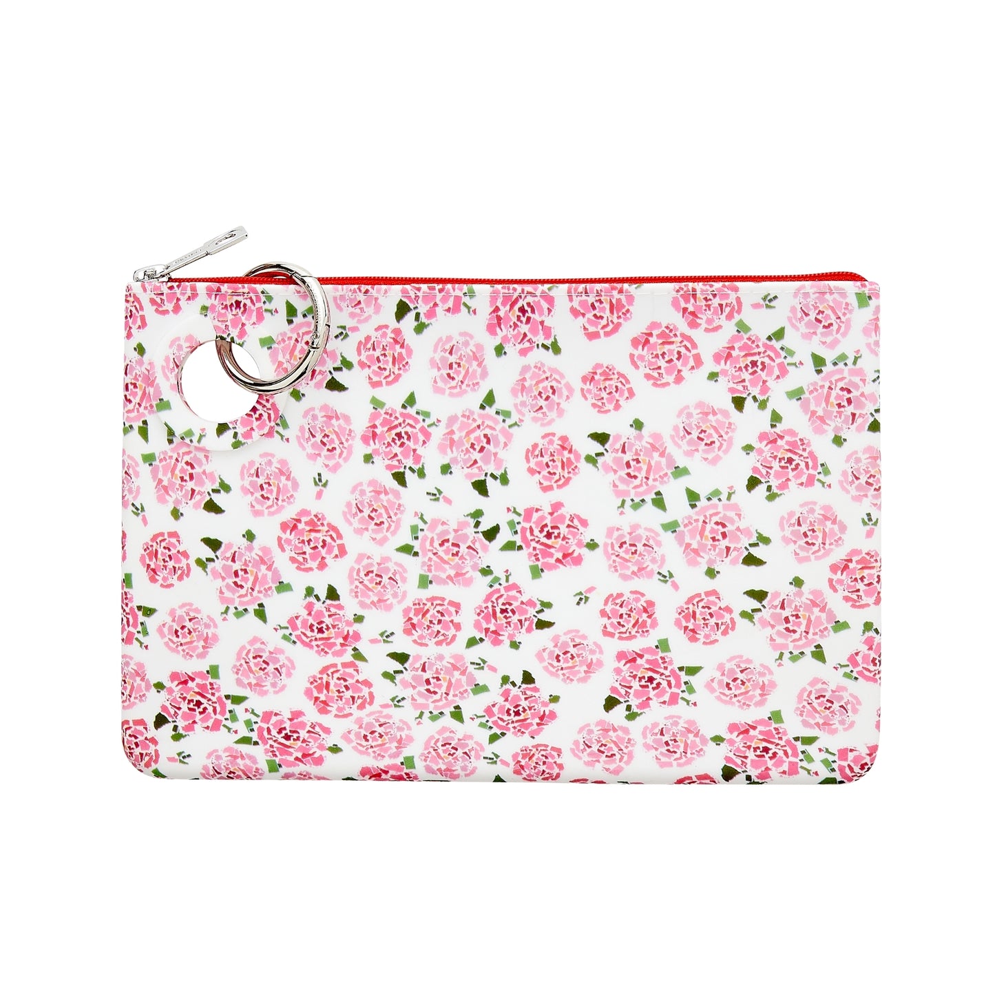 Large Pouch in Fifty States Pink Silicone, water-resistant