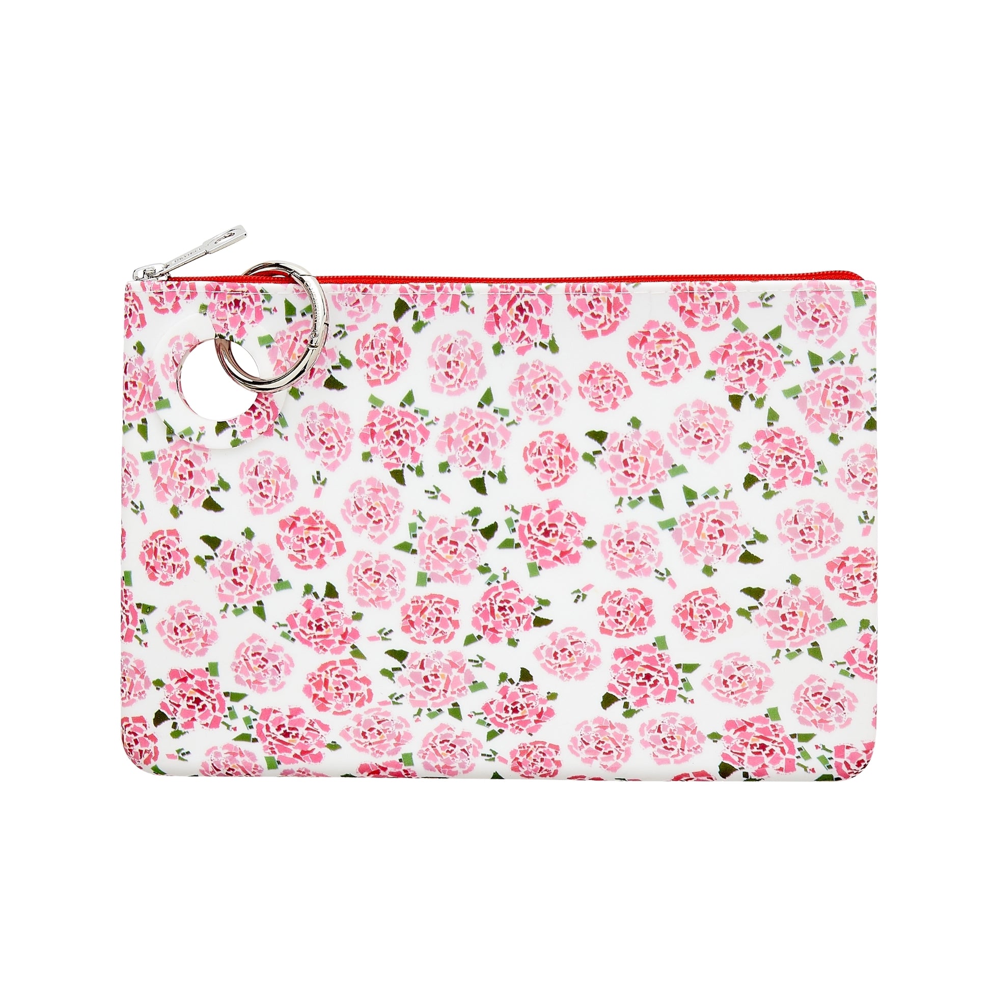 Large Pouch in Fifty States Pink Silicone, water-resistant