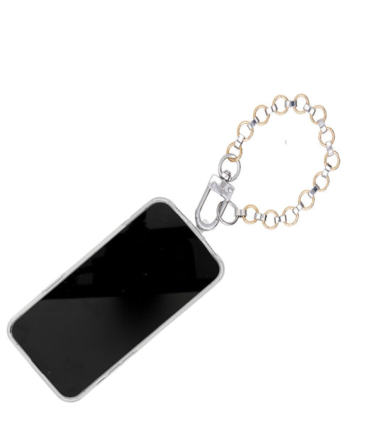 The Hook Me Up™ Chain Wristlet - Mixed Metal