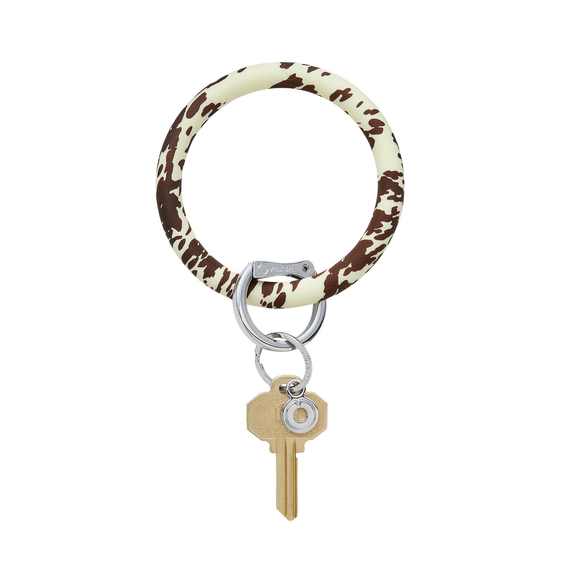 Oventure, The Original Bracelet Keychain, Silicone Big O Key Ring - Print  Collection (Antelope) at  Women's Clothing store