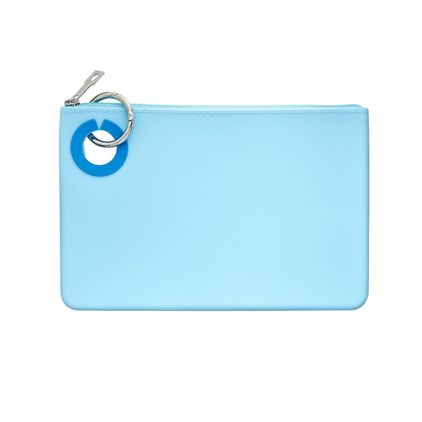 Durable and chic large pouch in Carolina Blue