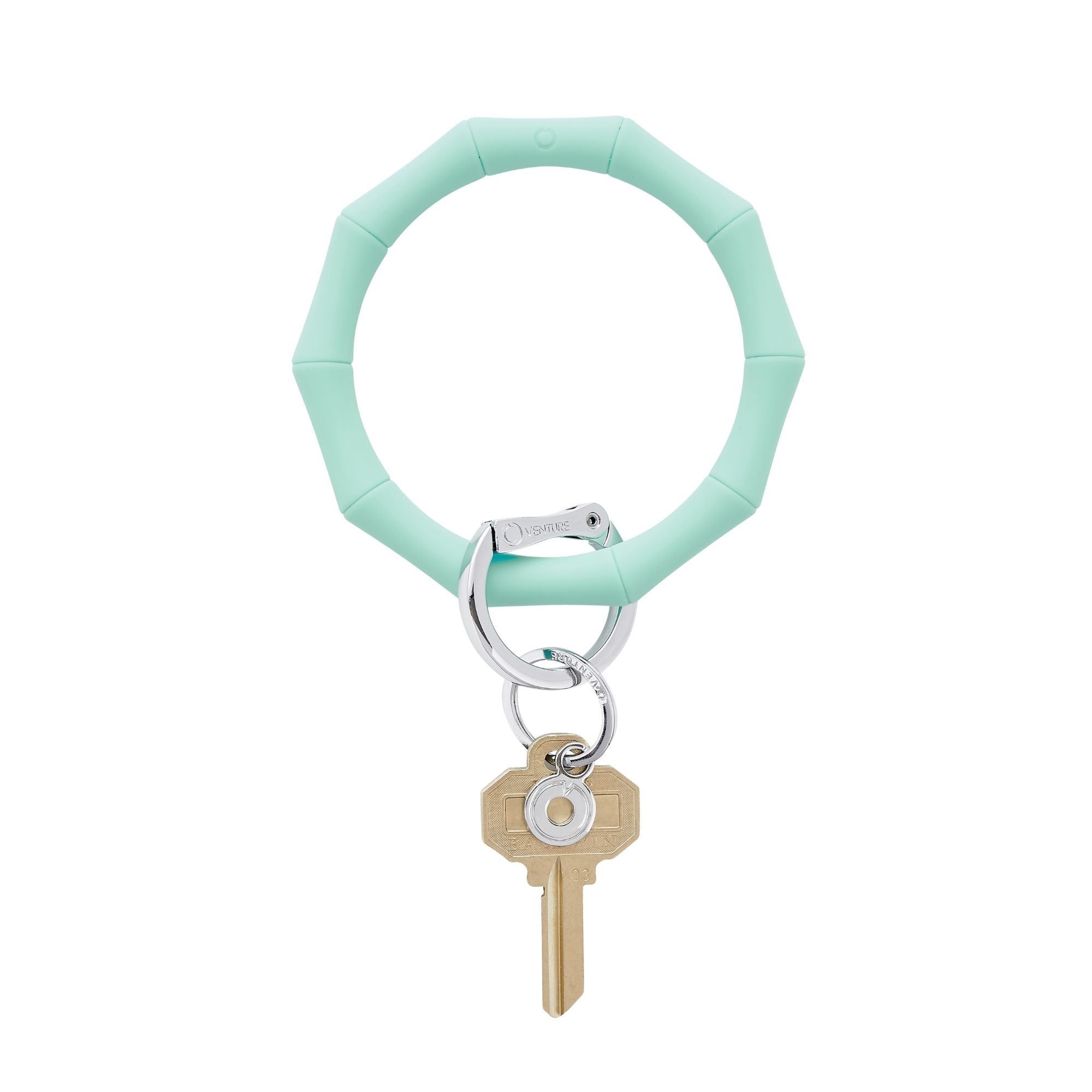 Oventure Leather Big O Key Ring Pistachio