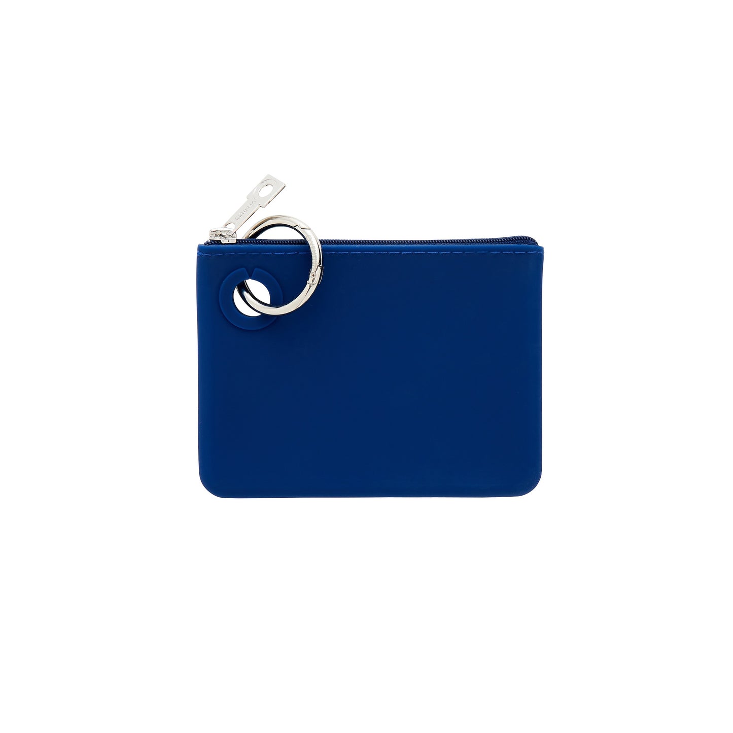 Navy Silicone Mini Pouch for cards and cash.