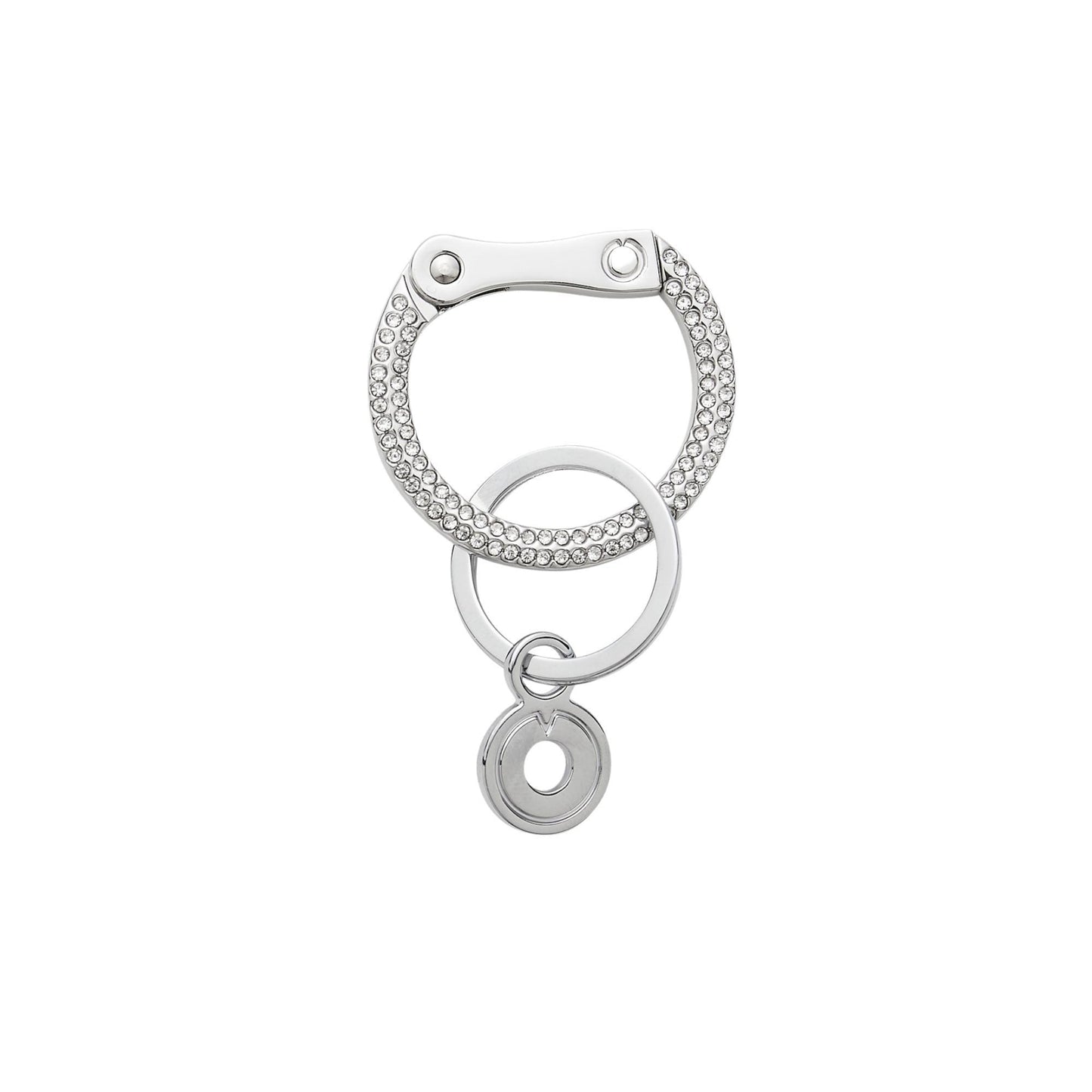 Signature locking clasp with faux diamond stones