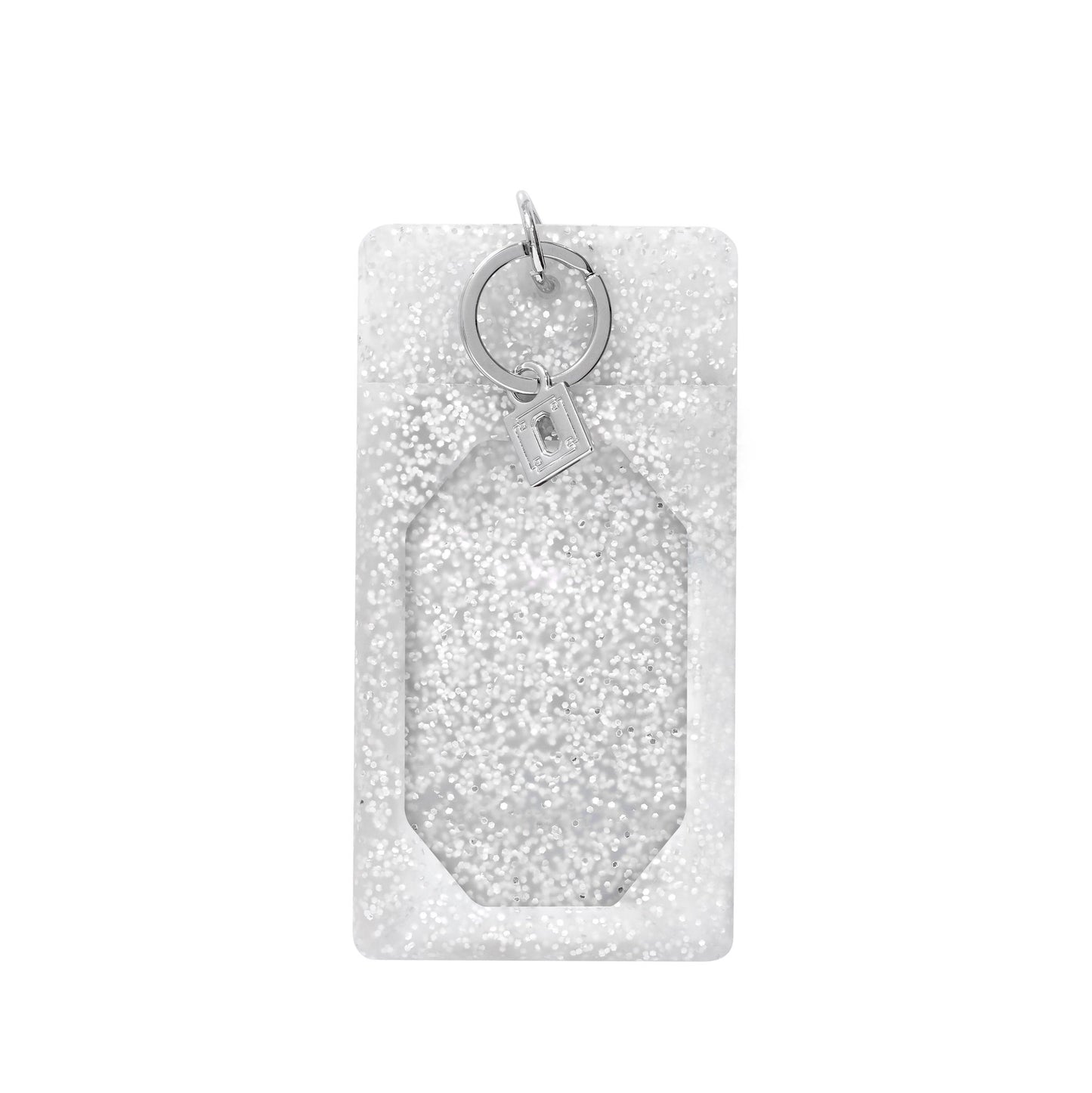 Sleek silver ID case for secure cards.