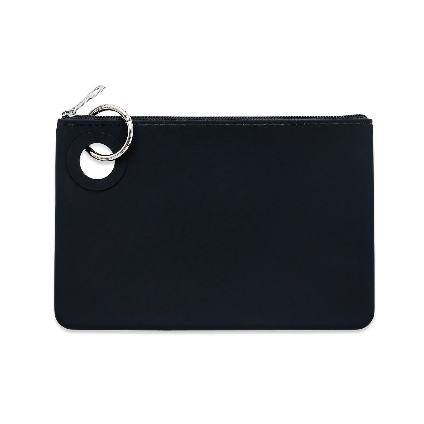 Black silicone large pouch for organizing essentials