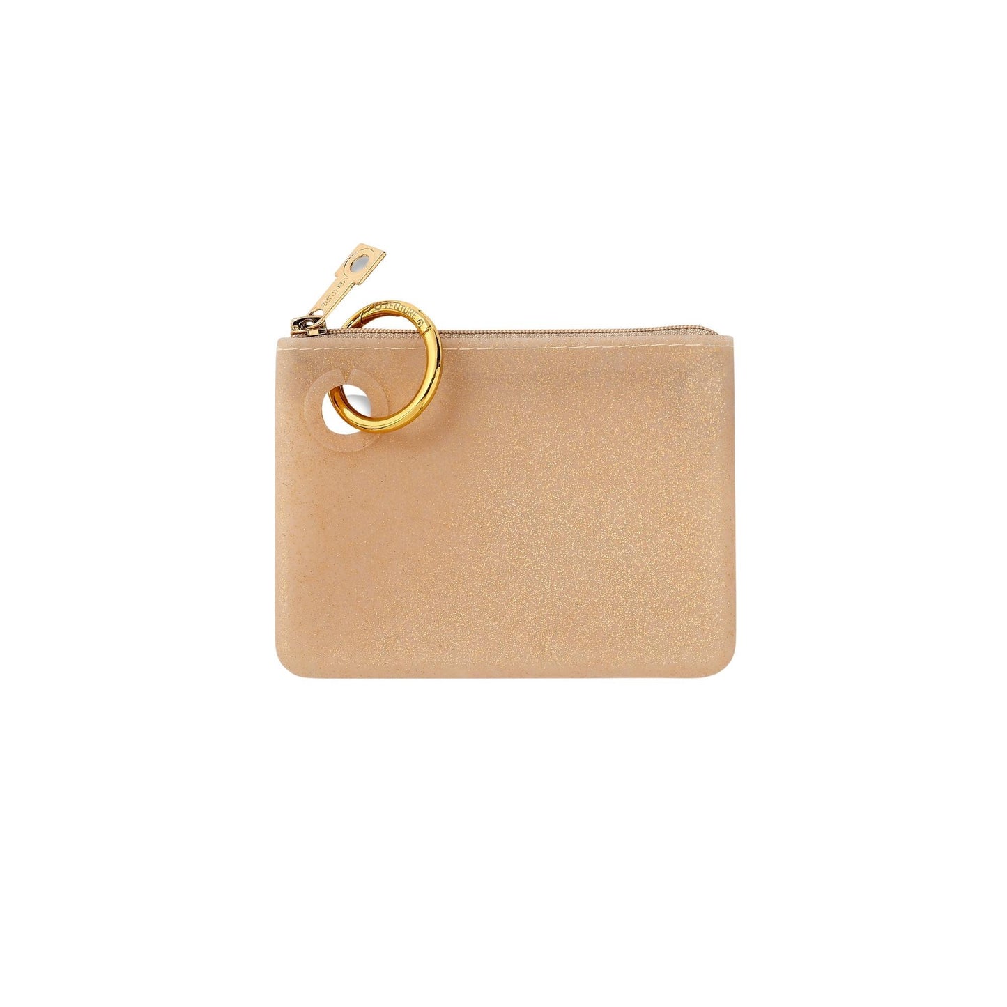 Stylish Gold Rush Confetti Silicone Mini Pouch
