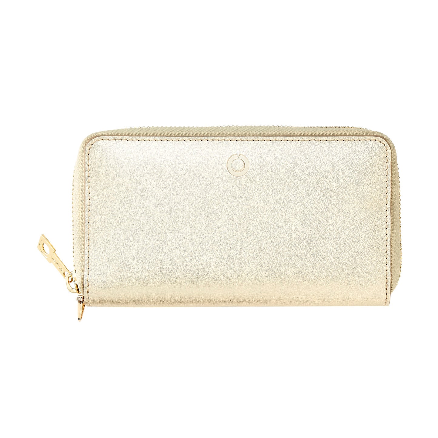 Gold Rush - Leather Zip Around Wallet- Oventure