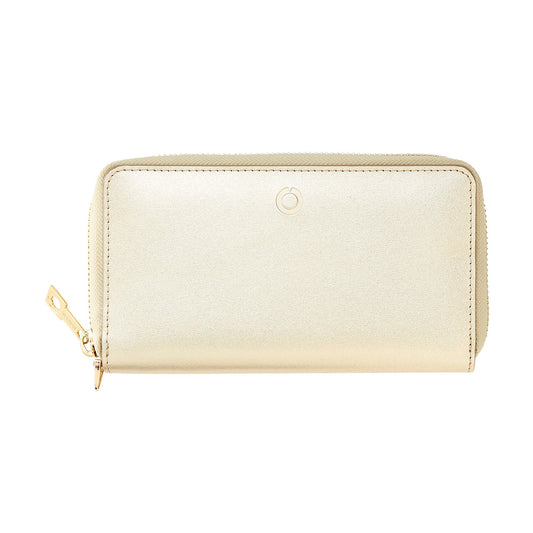 Gold Rush - Leather Zip Around Wallet- Oventure