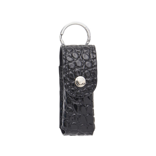 Back in Black Croc-Embossed - The Smooch Lipstick Holder - Oventure