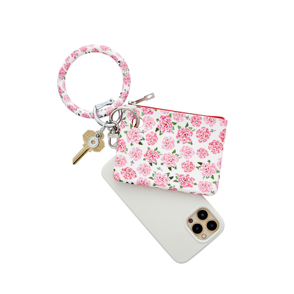 Mini Pouch - Fifty States Pink Silicone
