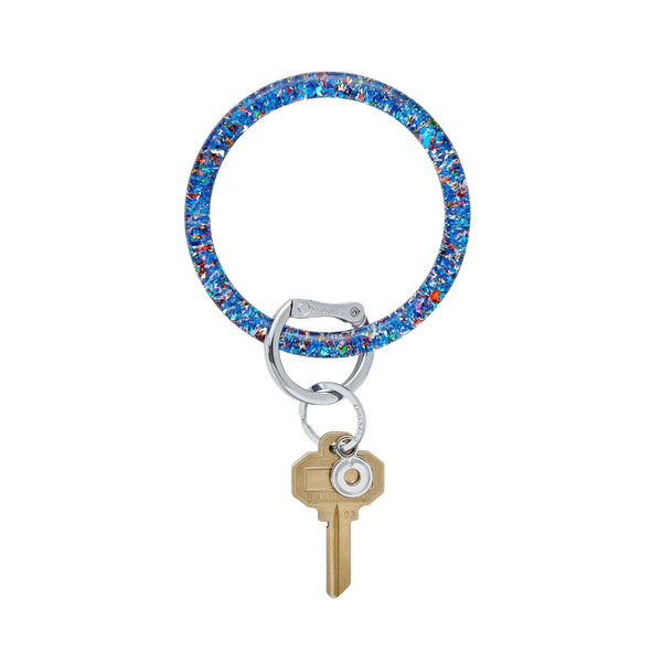 Oventure Big O Resin Key Ring Mind Blowing Blue