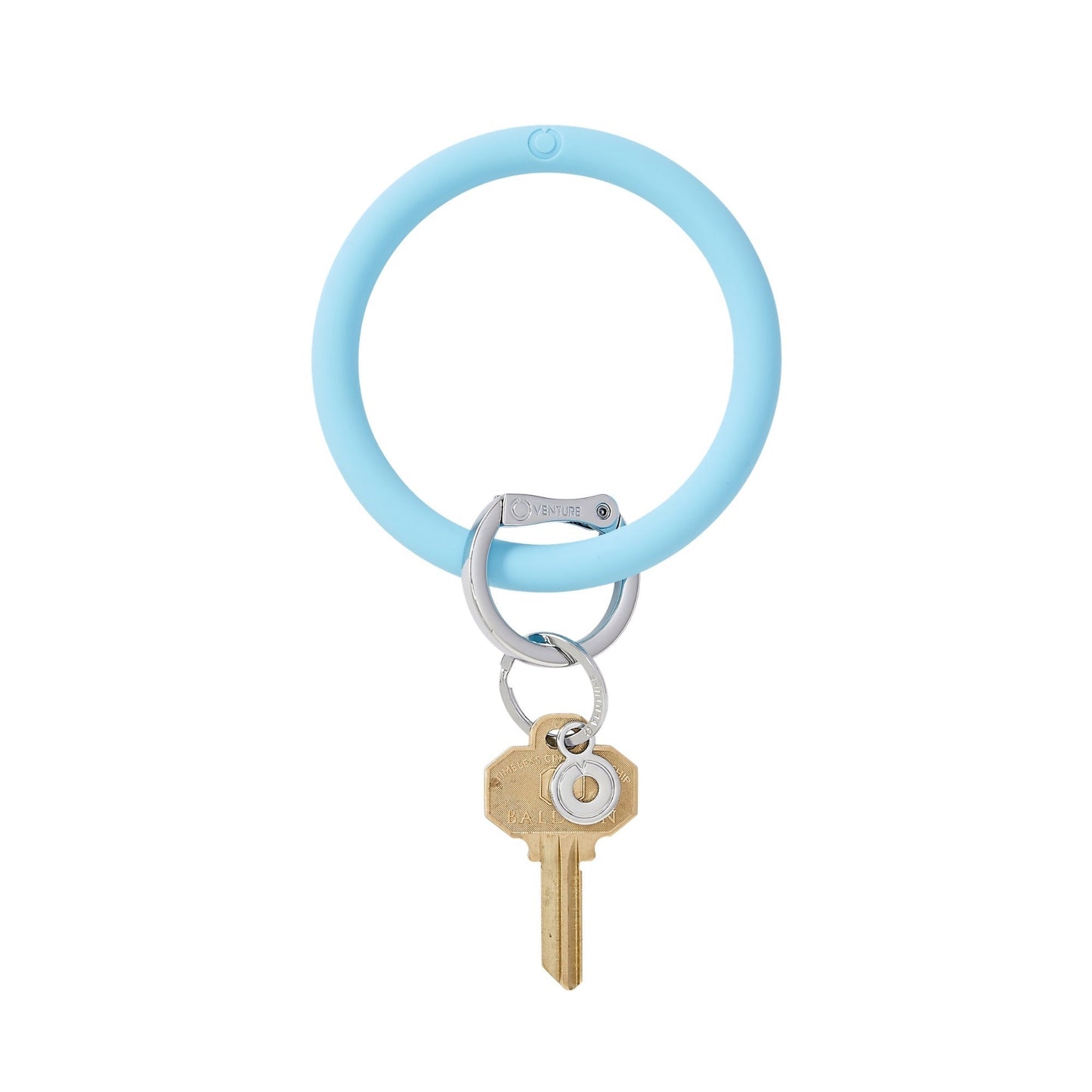 Sweet Carolina Blue - Silicone Big O Key Ring - Oventure