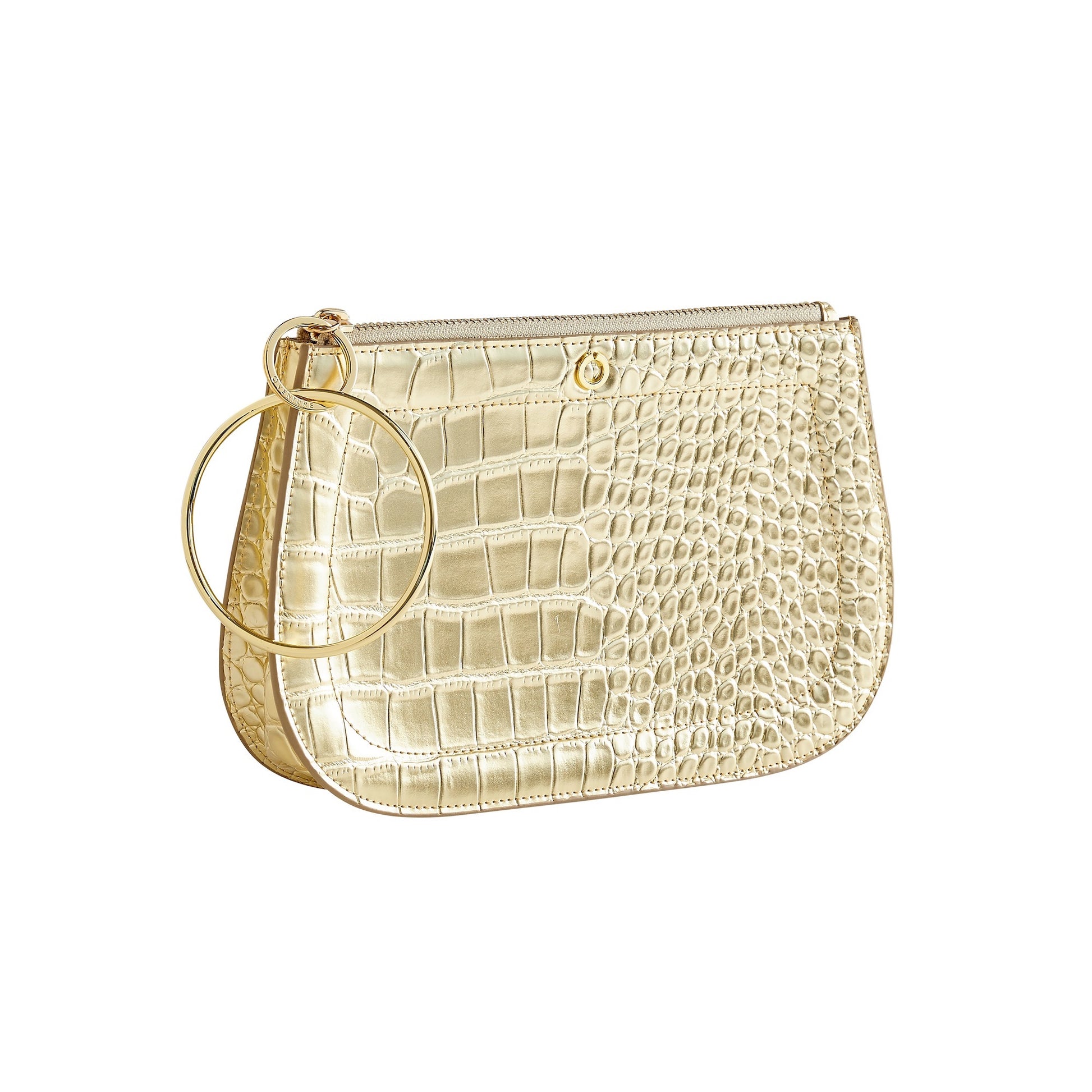 Big O® Bracelet Bag - Solid Gold Rush Croc-Embossed