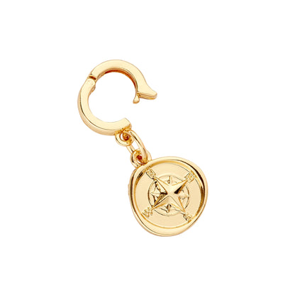 Gold Charms - Compass Charm - Refill Pack