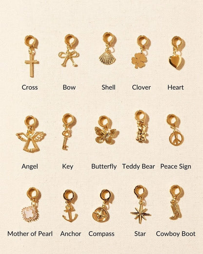 Charm Bar starter kit with Huggie style closure. No tools needed