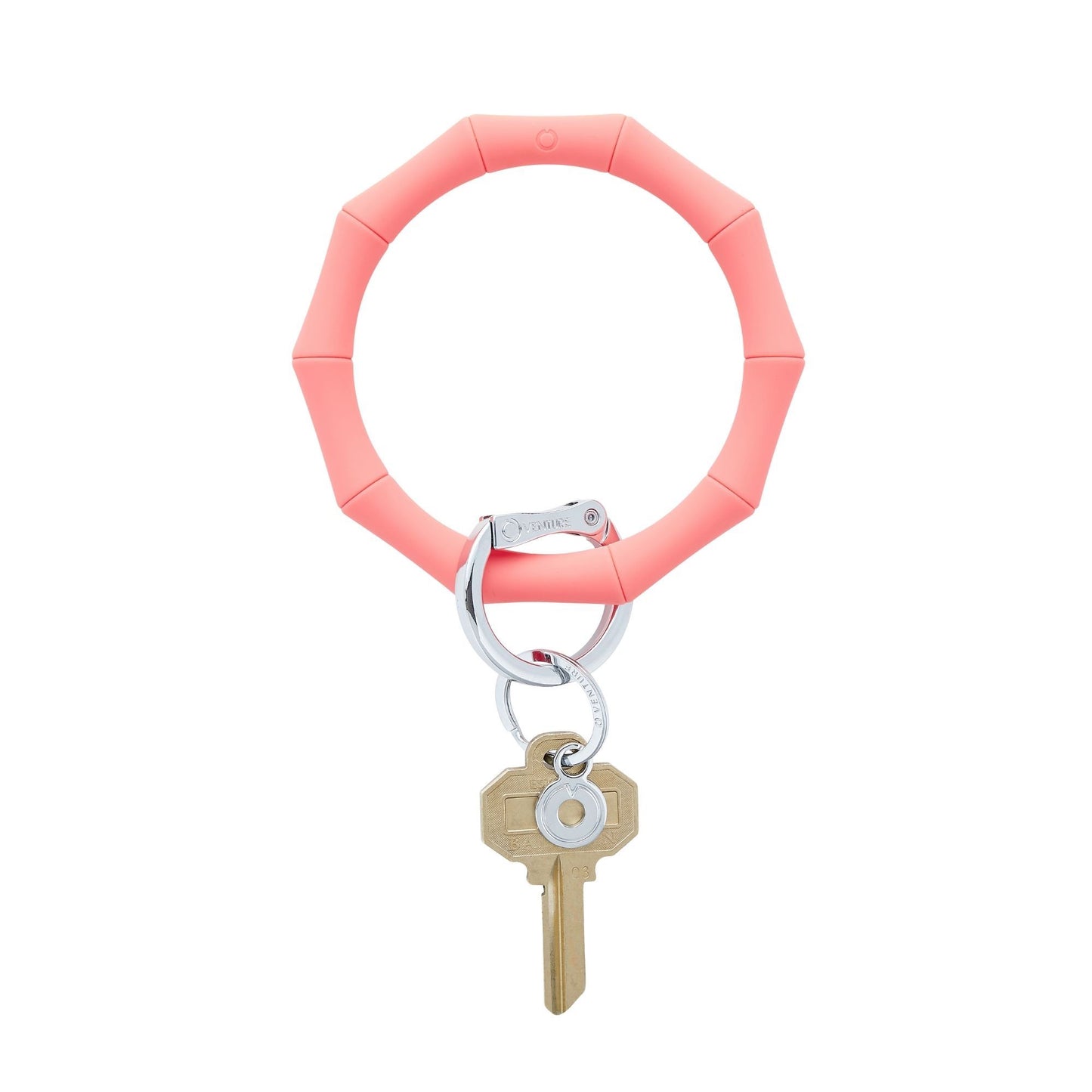 Coral Reef Bamboo Silicone Big O Key Ring by Oventure