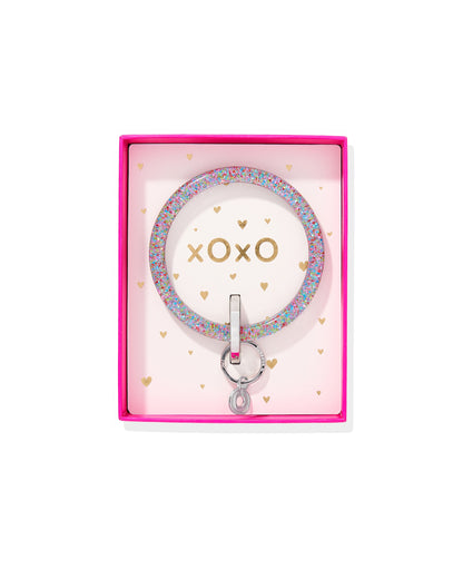 The Gift-Ready Resin Big O® Key Ring - Birthday Cake