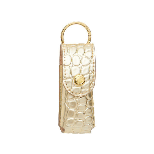 Solid Gold Rush Croc-Embossed - The Smooch Lipstick Holder by Oventure