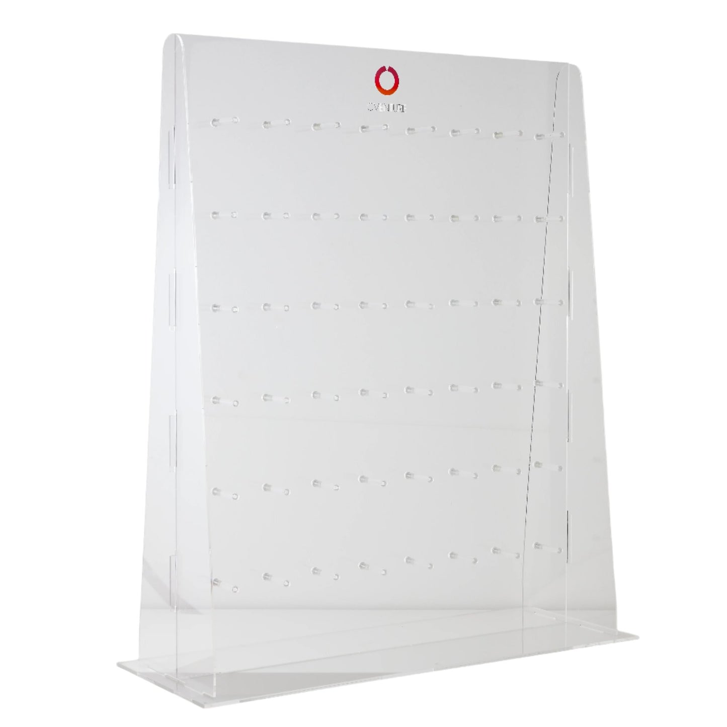 clear acrylic peg board to hold 48 pegs