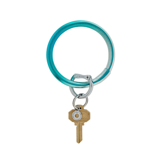 Oventure ombre leather blue to silver leather by Oventure for a handsfree keychain