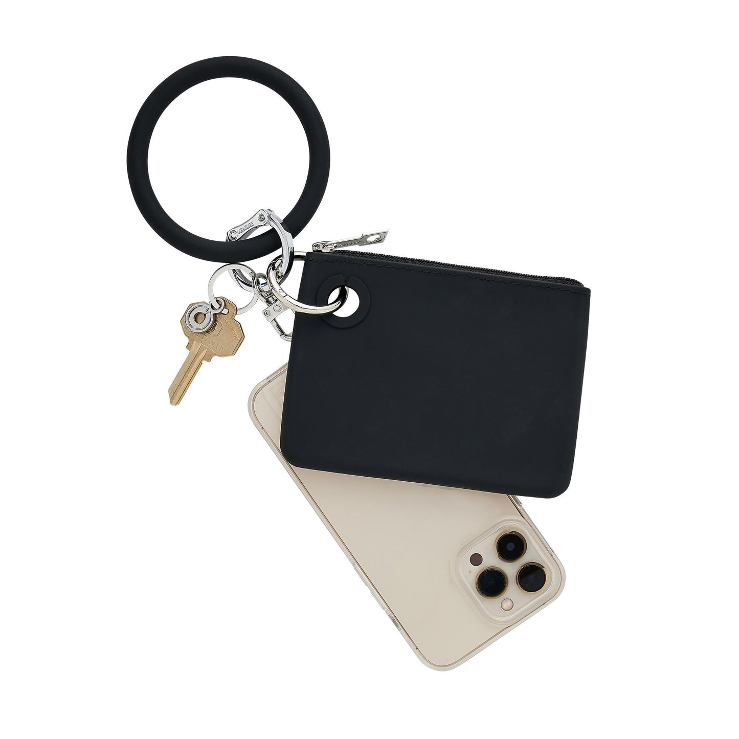 Pouch Wristlet mini in smooth silicone material.