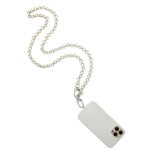 Stylish mixed metal Phone Crossbody chain accessory.
