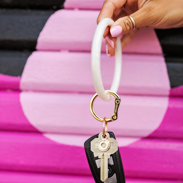 Marshmello-Resin Big O® Key Ring main image 0