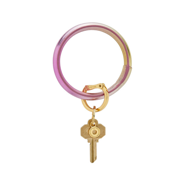 Oventure Big O Leather Key Ring - Rose Gold