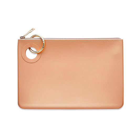 Solid Rose Gold - Large Silicone Pouch - Oventure