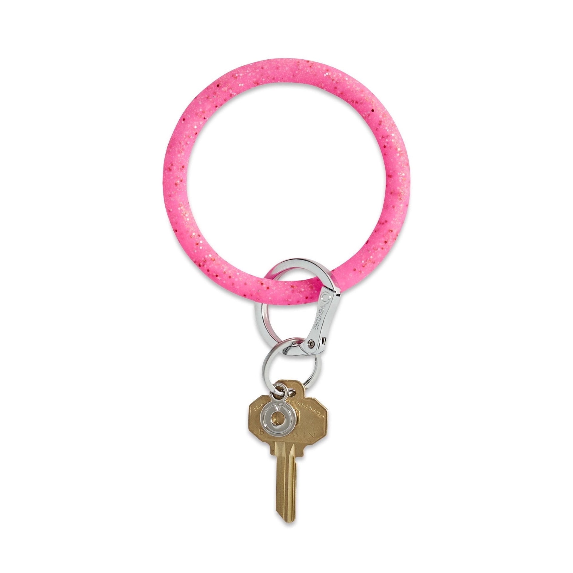 ARTIBETTER 4 Pcs Silicone Bracelet Keychain o Ring Keychain