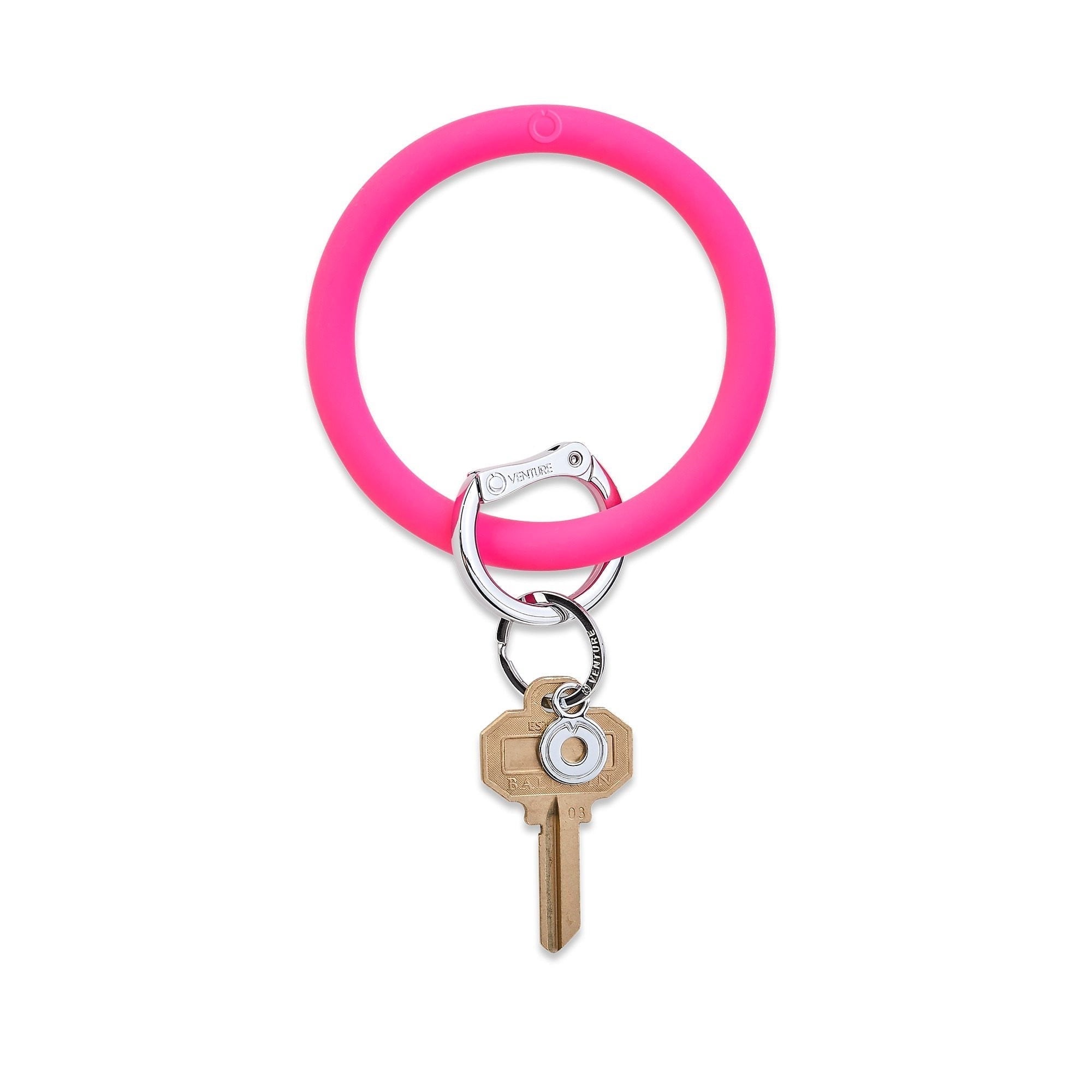 Silicone Big O® Key Ring - Tickled Pink – Oventure