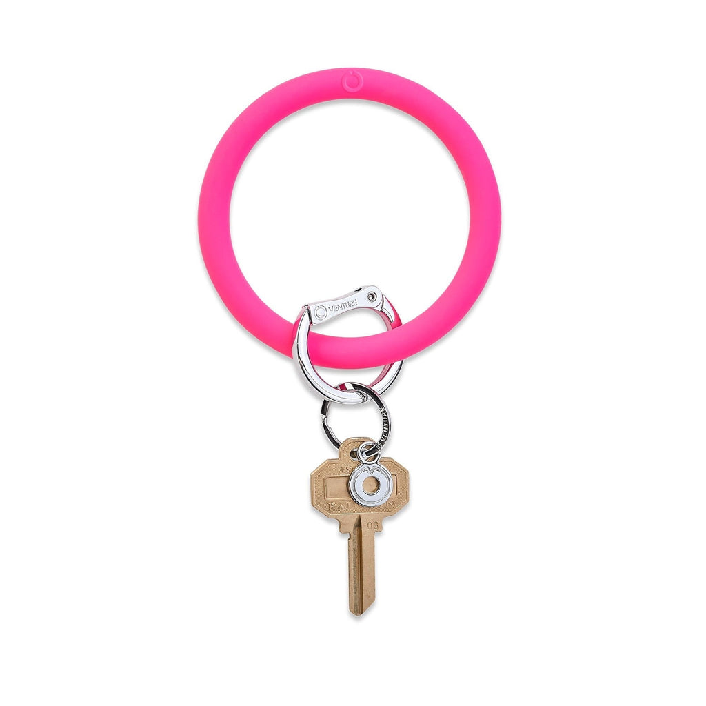 Tickled Pink - Silicone Big O Key Ring - Oventure