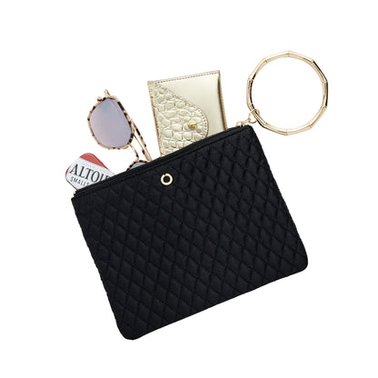Big O® Bracelet Bag - Back in Black Croc-Embossed with Gold – Oventure