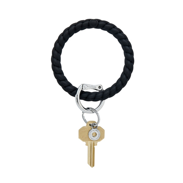 Oventure Back in Black Bamboo - Silicone Big O Key Ring