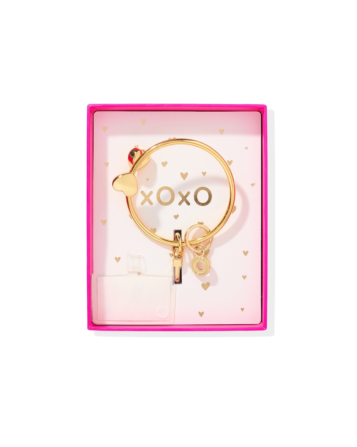 The Gift-Ready Big O® Phone Bracelet - Gold Heart