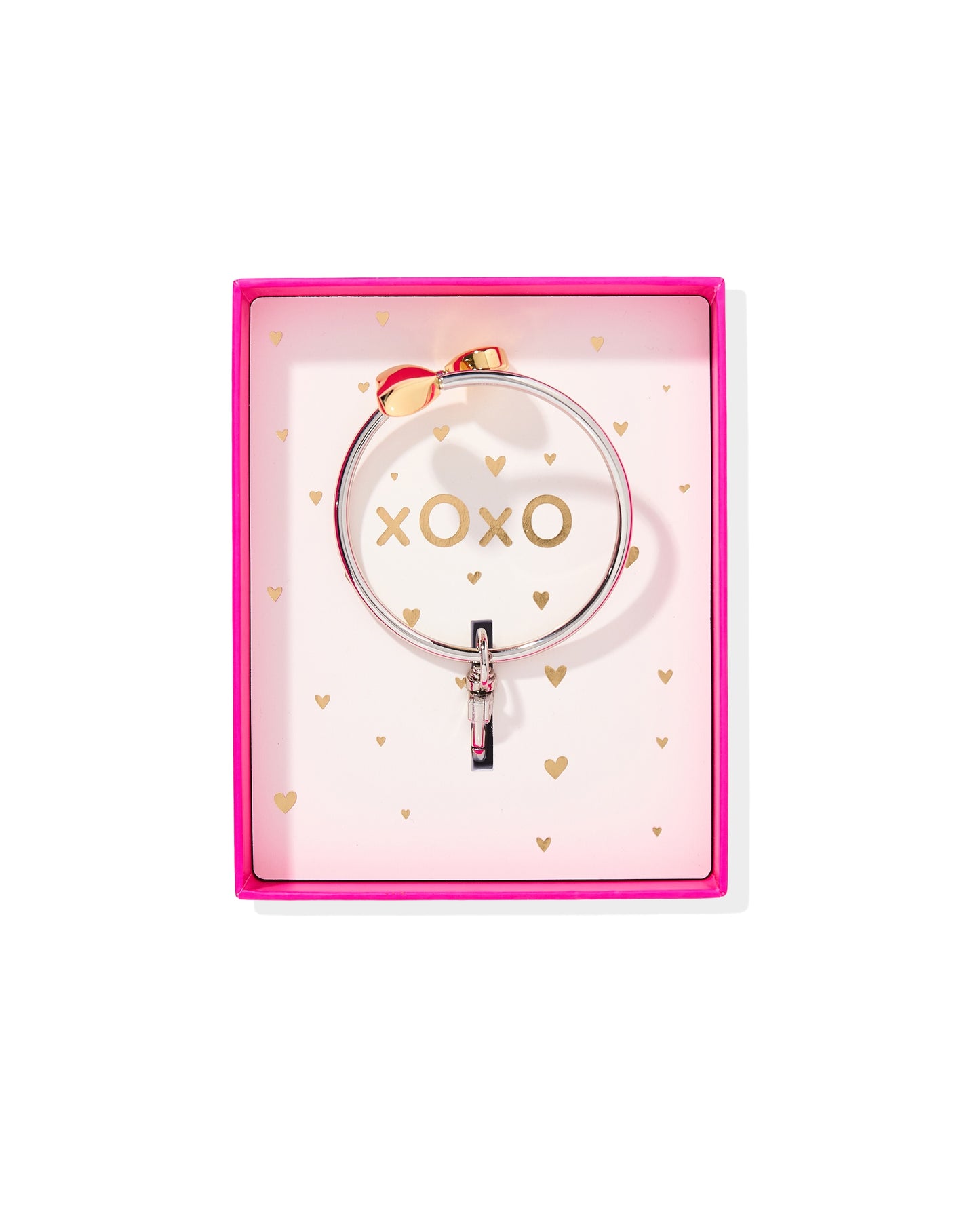 The Gift-Ready Big O® Phone Bracelet - Mixed Metal Heart