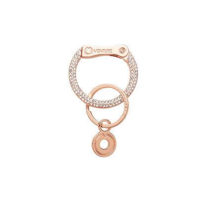 Rose Gold Jeweled Locking Clasp- Oventure