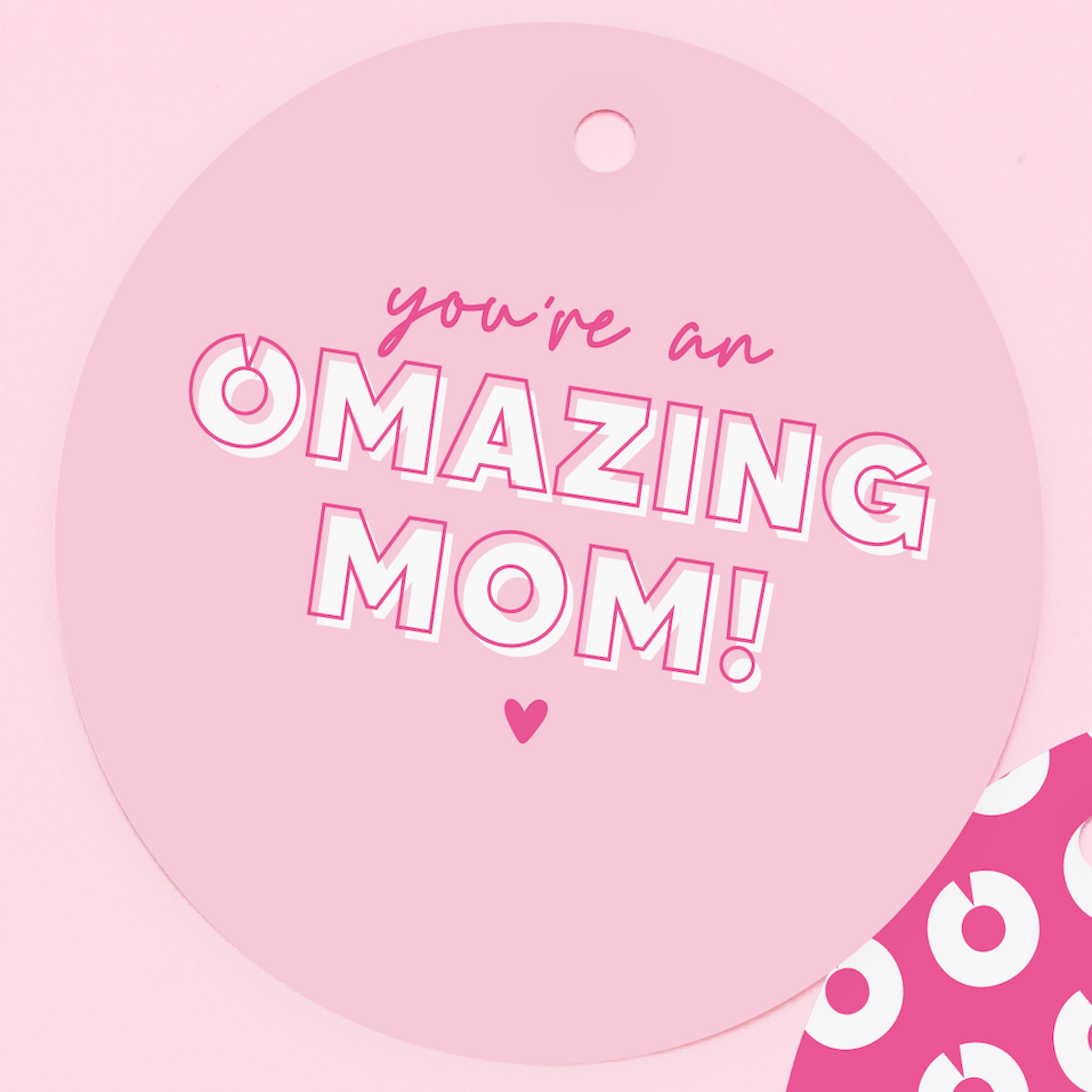 Gift tag for Mother's Day 