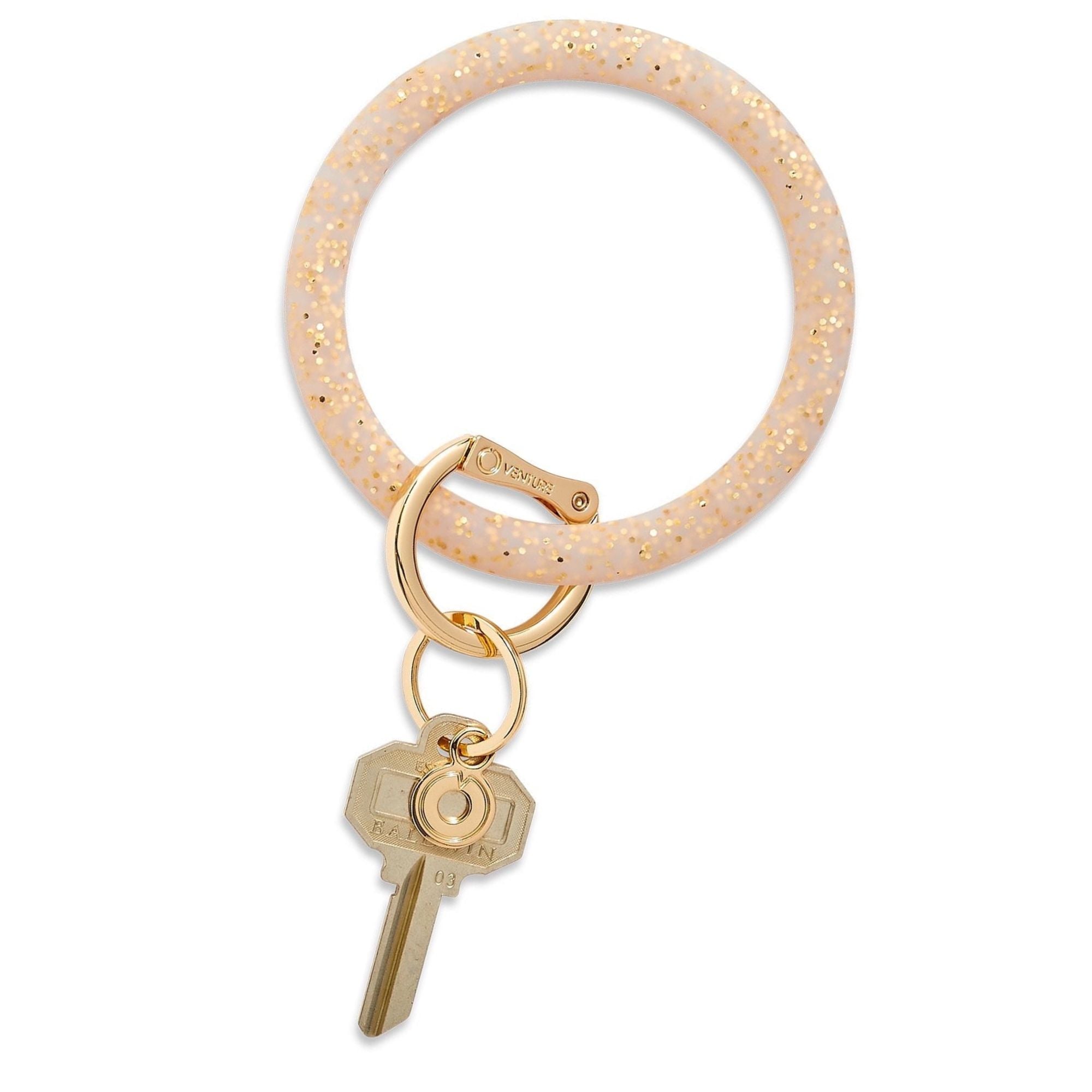 Big O® key ring with secure locking clasp