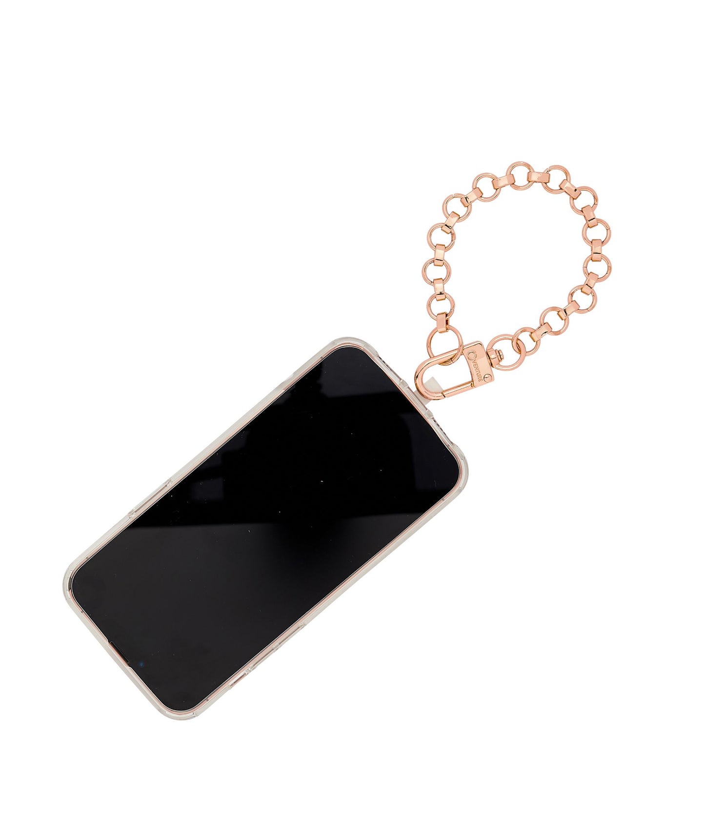 The Hook Me Up™ Chain Wristlet - Rose Gold