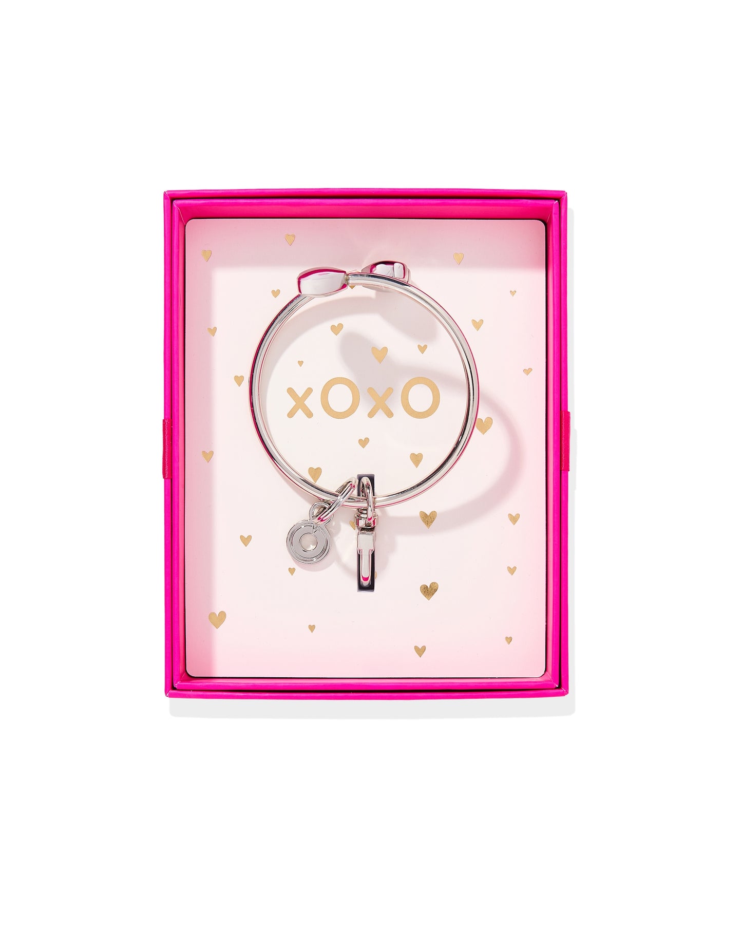 The Gift-Ready Big O® Phone Bracelet - Silver Heart