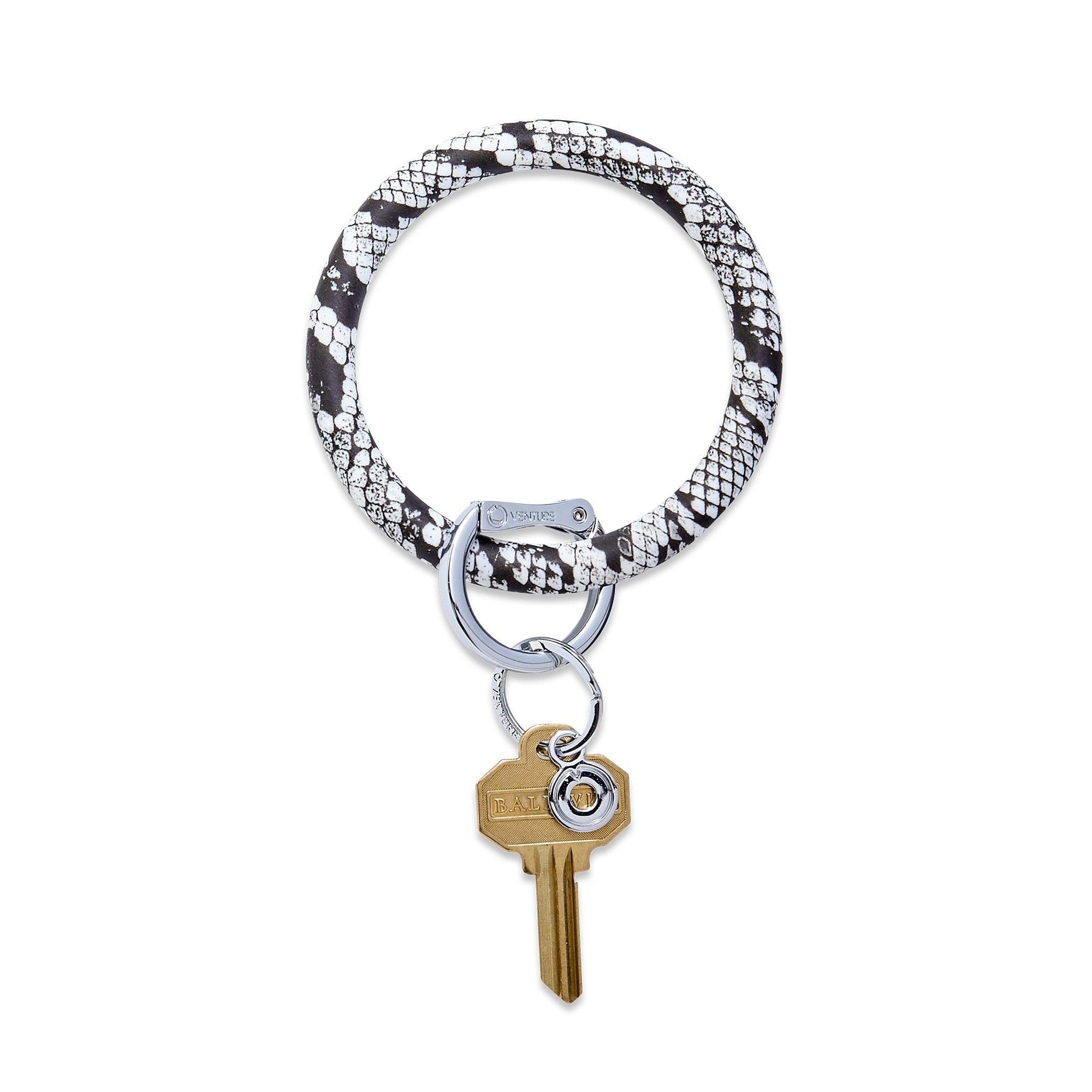 Silicone Big O Key Ring Tuxedo Snakeskin Oventure