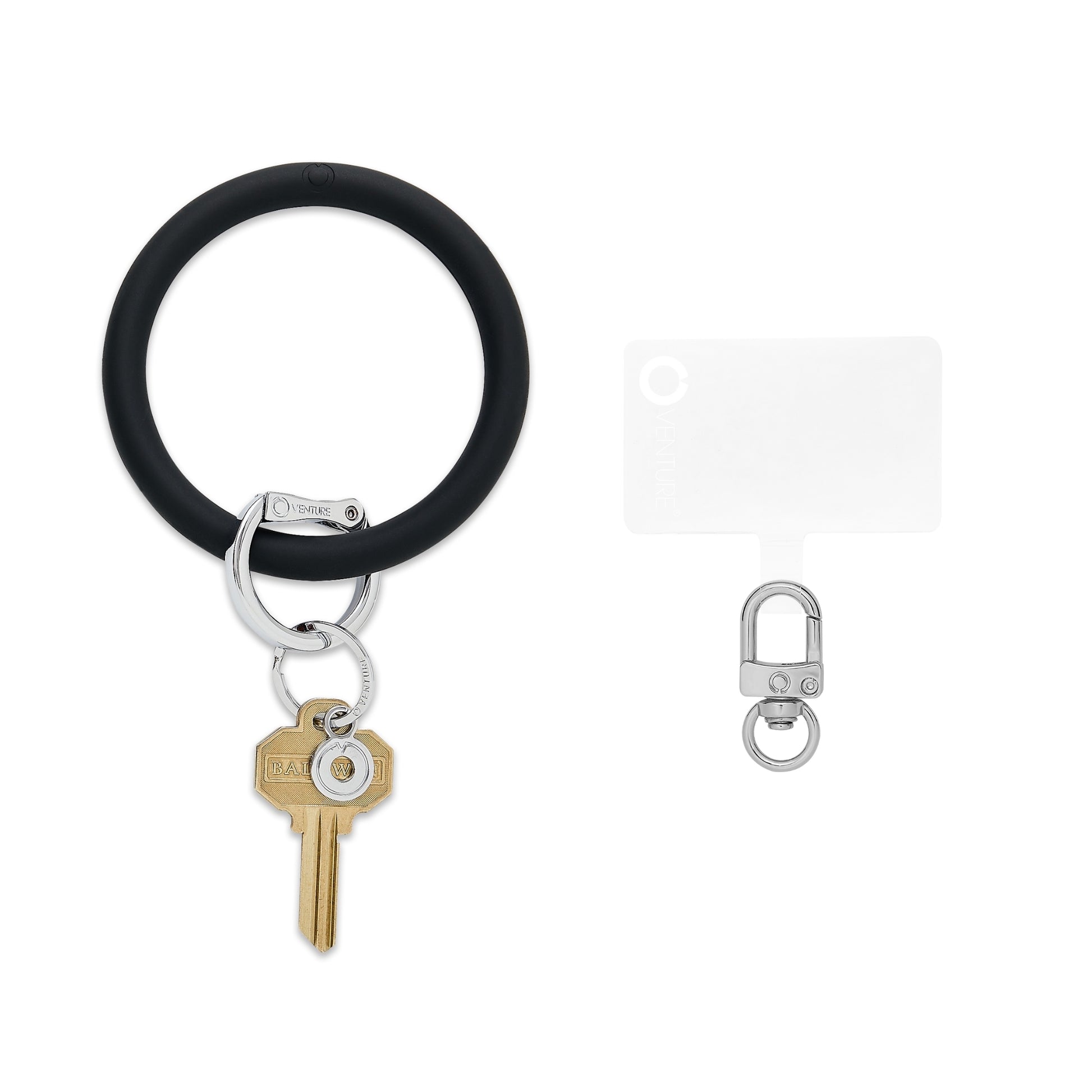 Back in Black Big O Key Ring and Phone Connector Oventure
