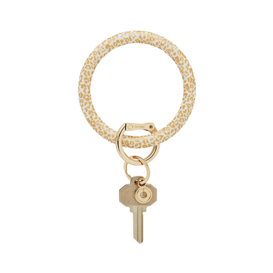 O Ring Keychain Solid Color Silica Gel Keychain Bracelet Key Ring